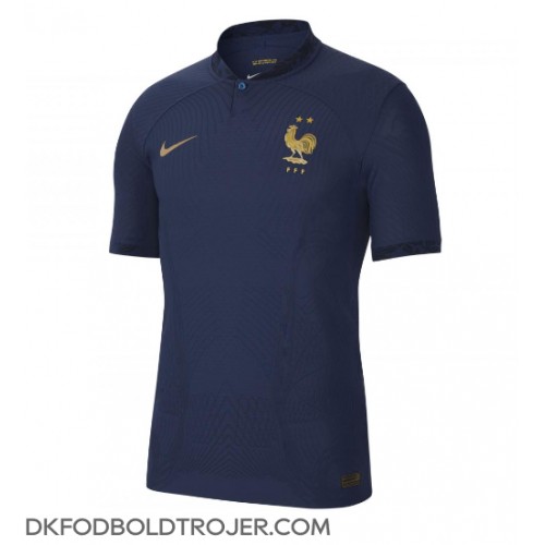 Billige Frankrig Kylian Mbappe #10 Hjemmebane Fodboldtrøjer VM 2022 Kortærmet